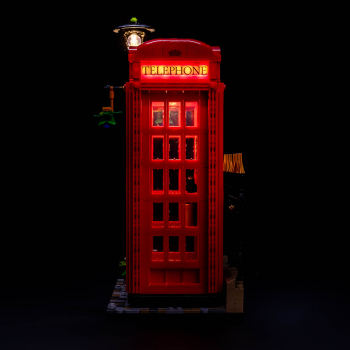 LED-Beleuchtungs-Set für das LEGO®Set Rote Londoner Telefonzelle #21347